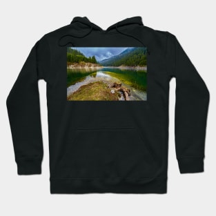 Galbenu lake in Romania Hoodie